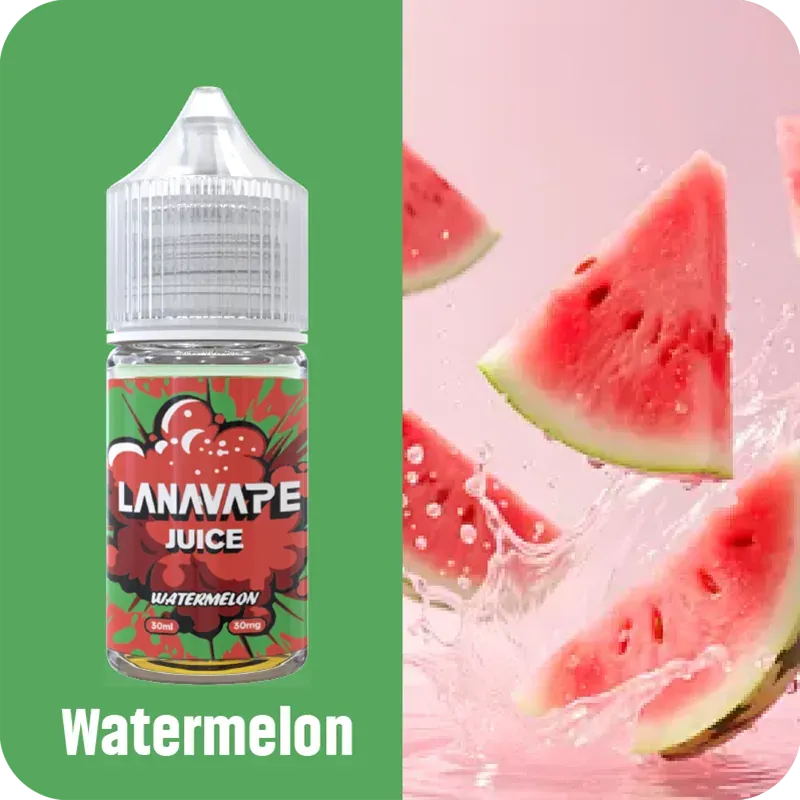 LANA 煙油西瓜風味 30ml:清甜不膩的尼古丁鹽電子煙油,適合各類空煙彈與開放式主機。